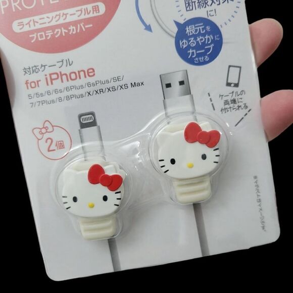 Brand New Japan Sanrio Hello Kitty Iphone Cable Protector - Picture 3 of 6